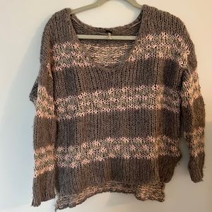 Free people Linus Stripe pullover sweater